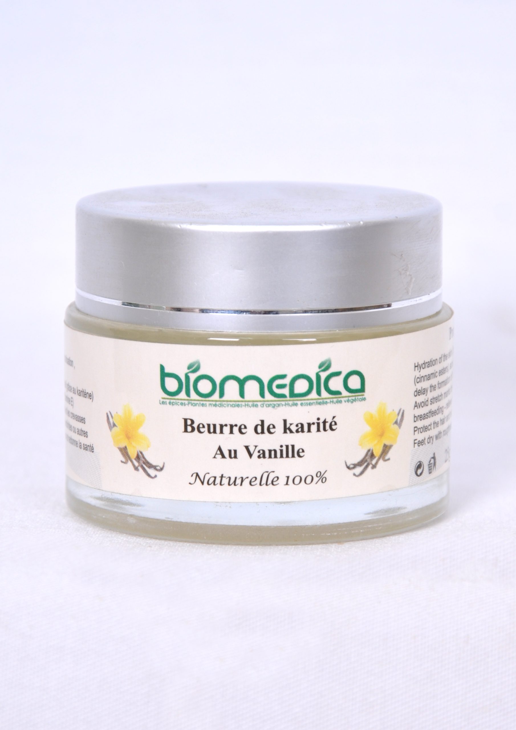 Crème pieds réparatrice au beurre de karité et vanille  -25G