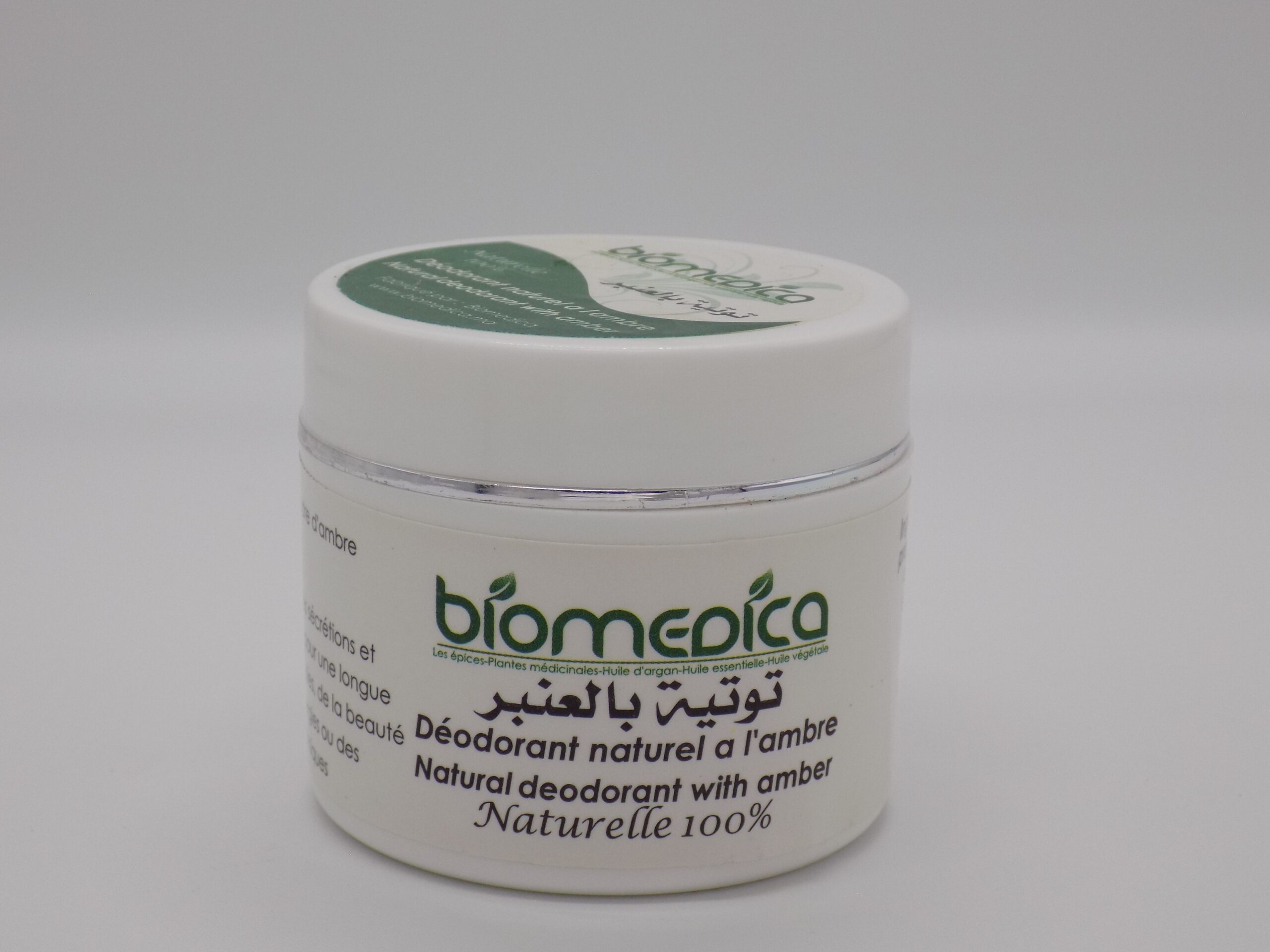 Déodorant naturel à l’ambre -50G