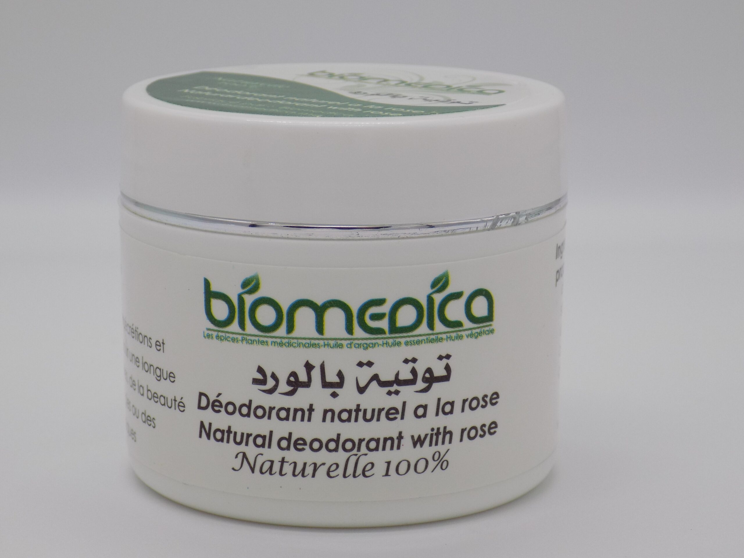 Déodorant naturel à la rose -50G