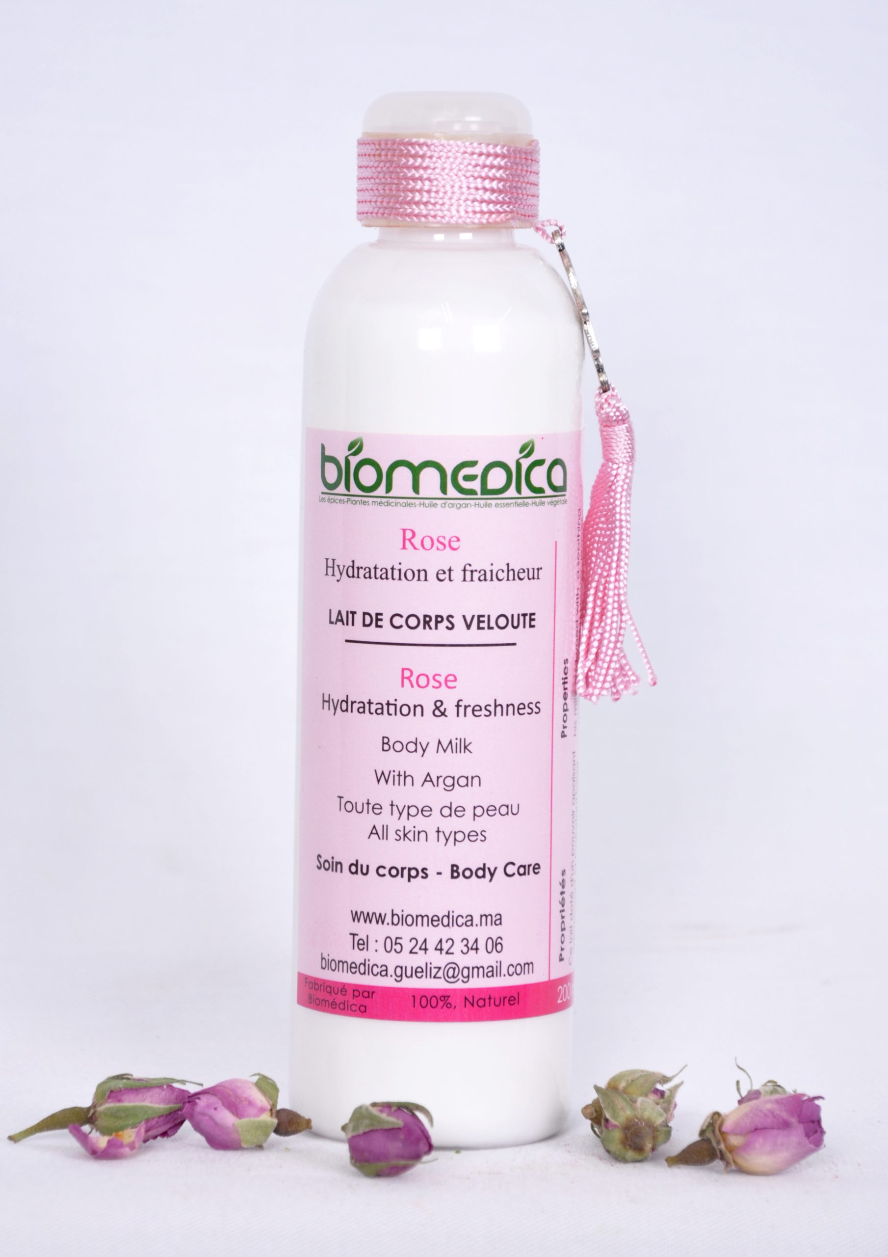 Lait crémeux à la rose - 200ML