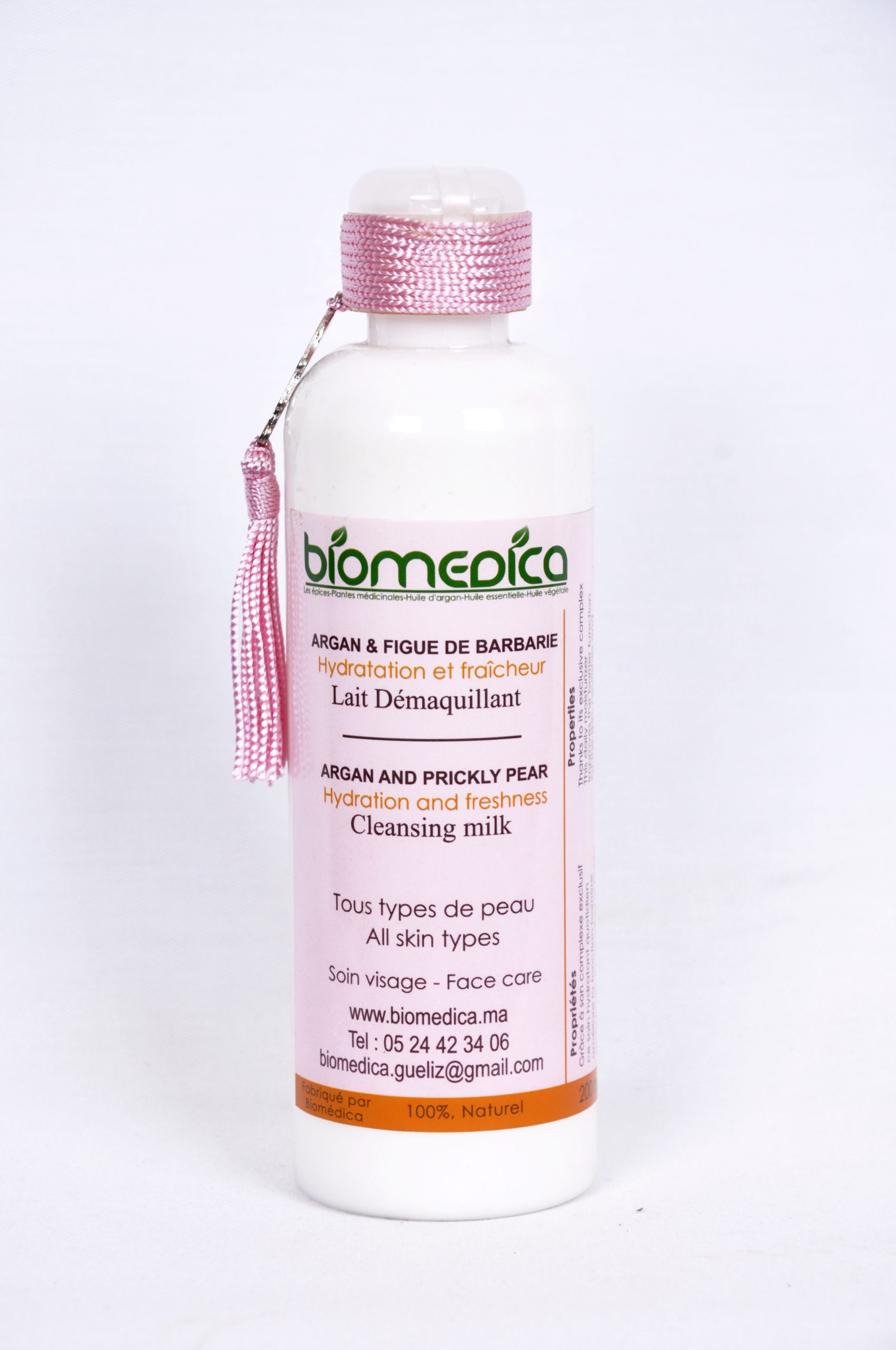 Lait démaquillant, Argan et figue de barbarie - 200ML