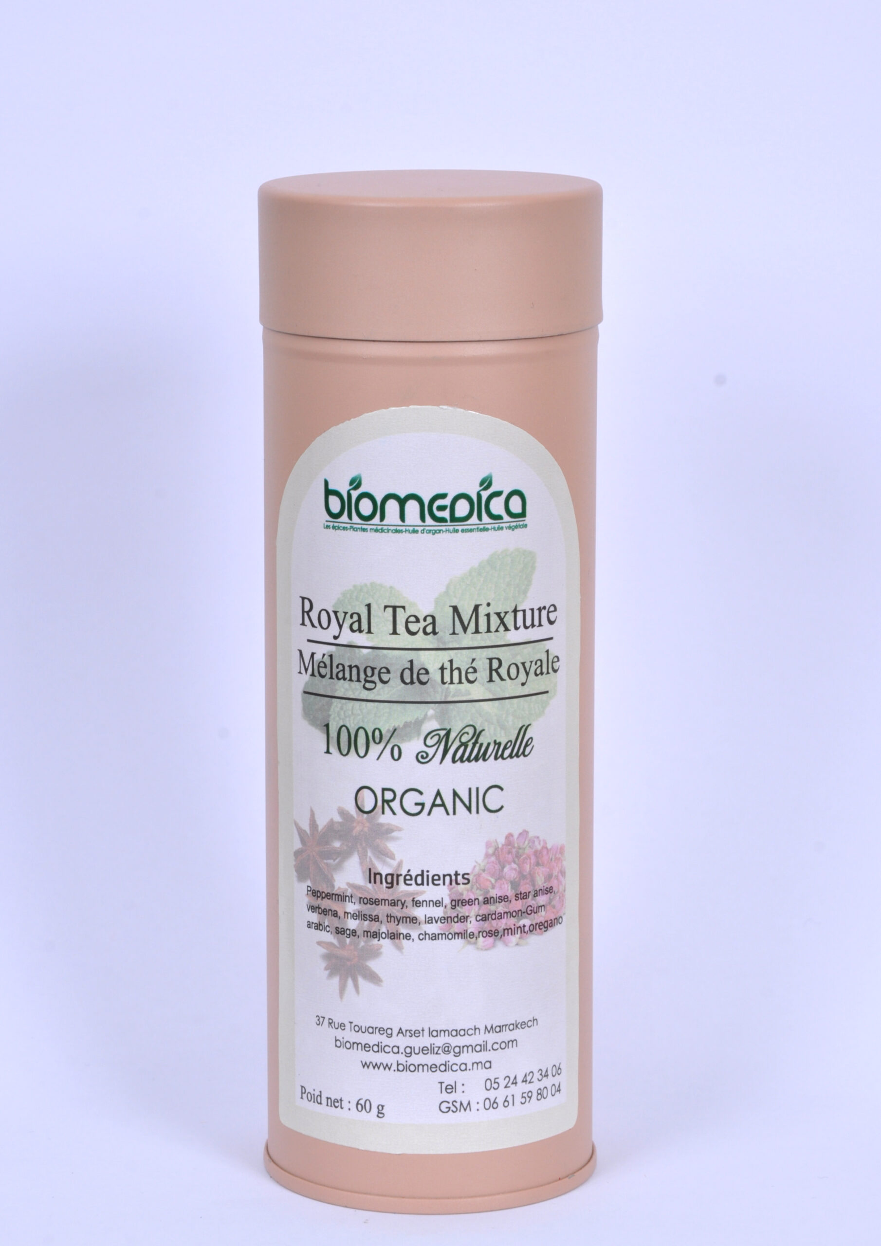 Mélange de thé royale -60G