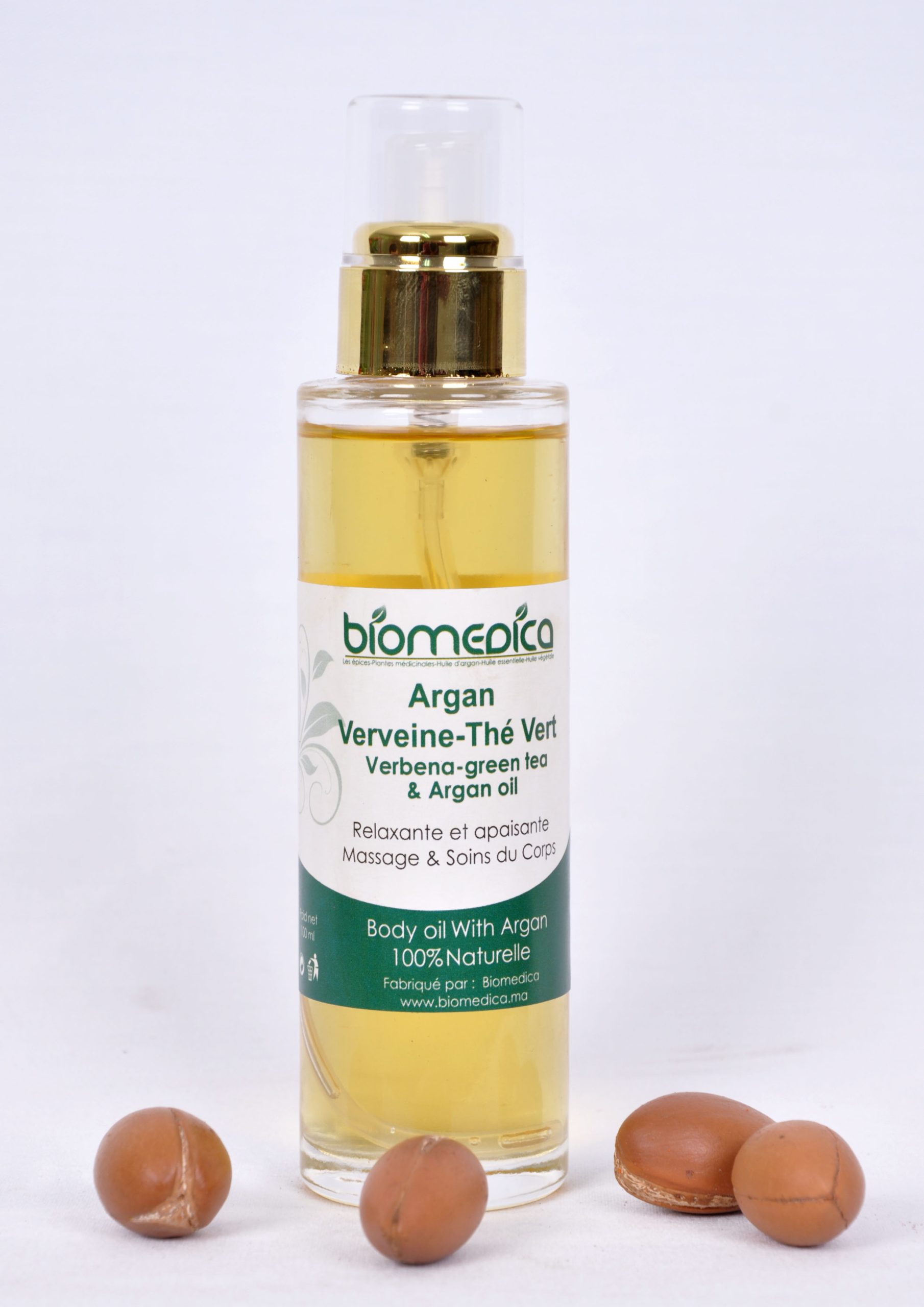 Huile calmante et relaxante thé-vert et verveine - 100ML