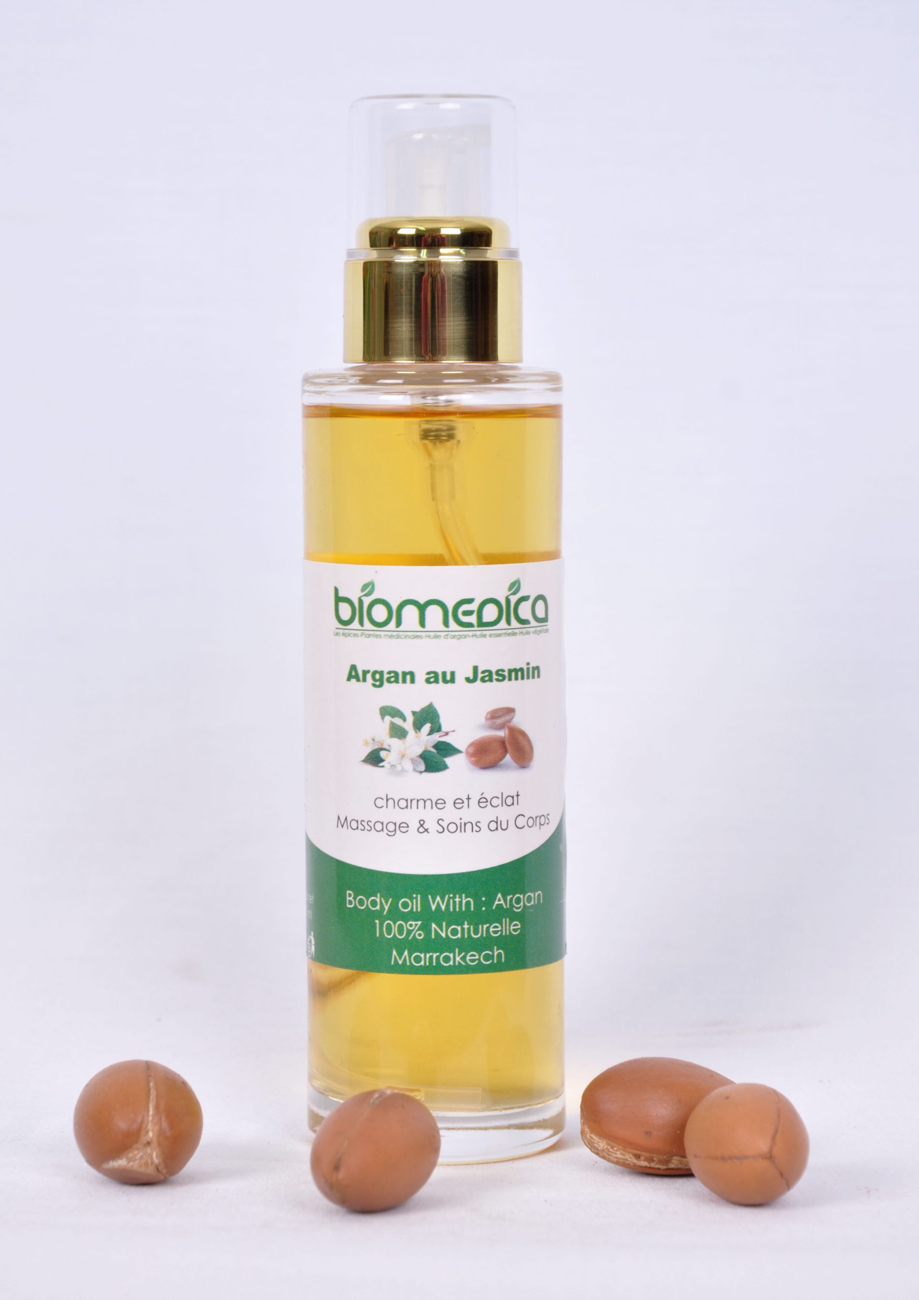 Huile Charm et brillance corporelle jasmin - 100ML