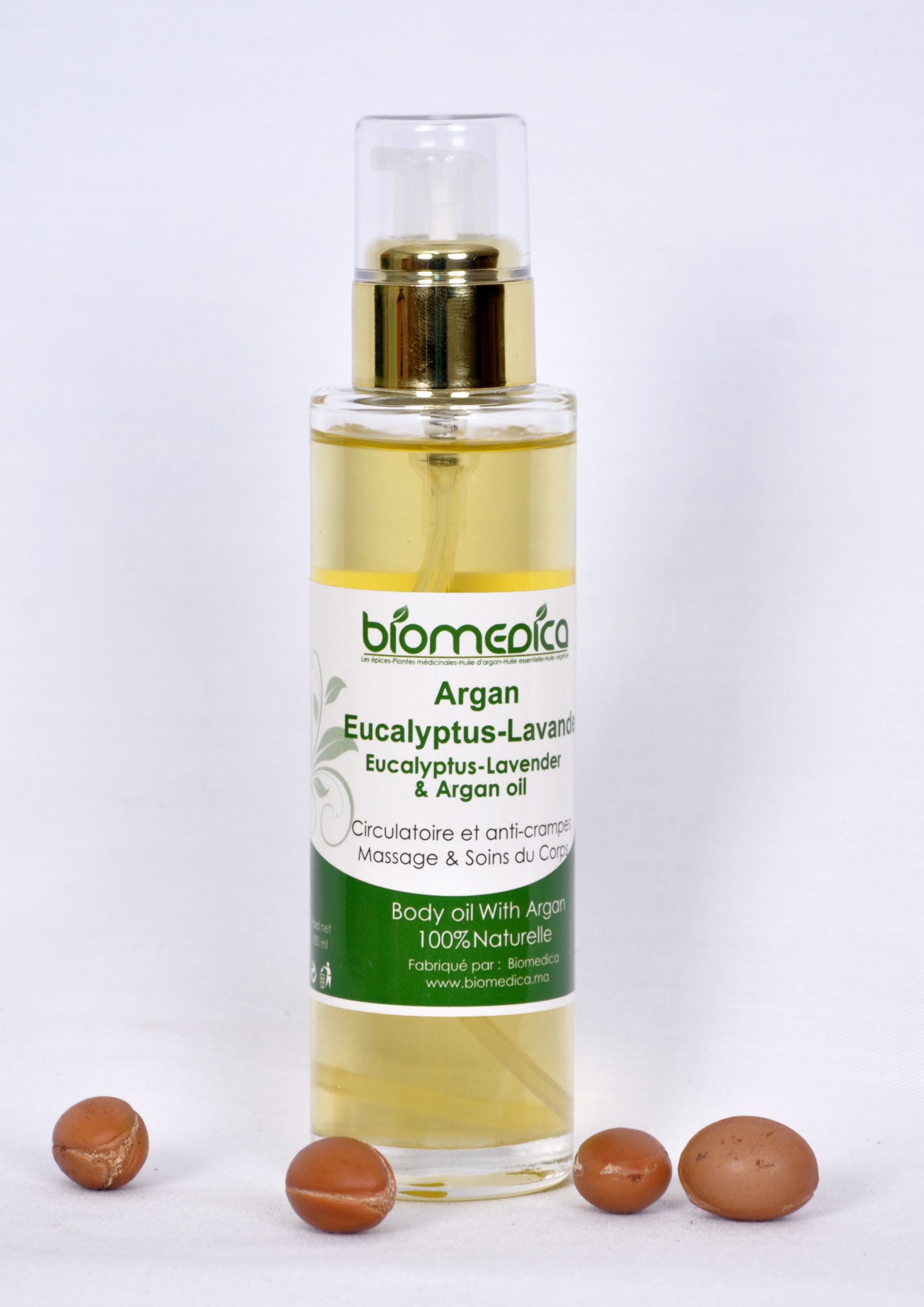 Huile anti-crampes, Eucalyptus lavande - 100ML