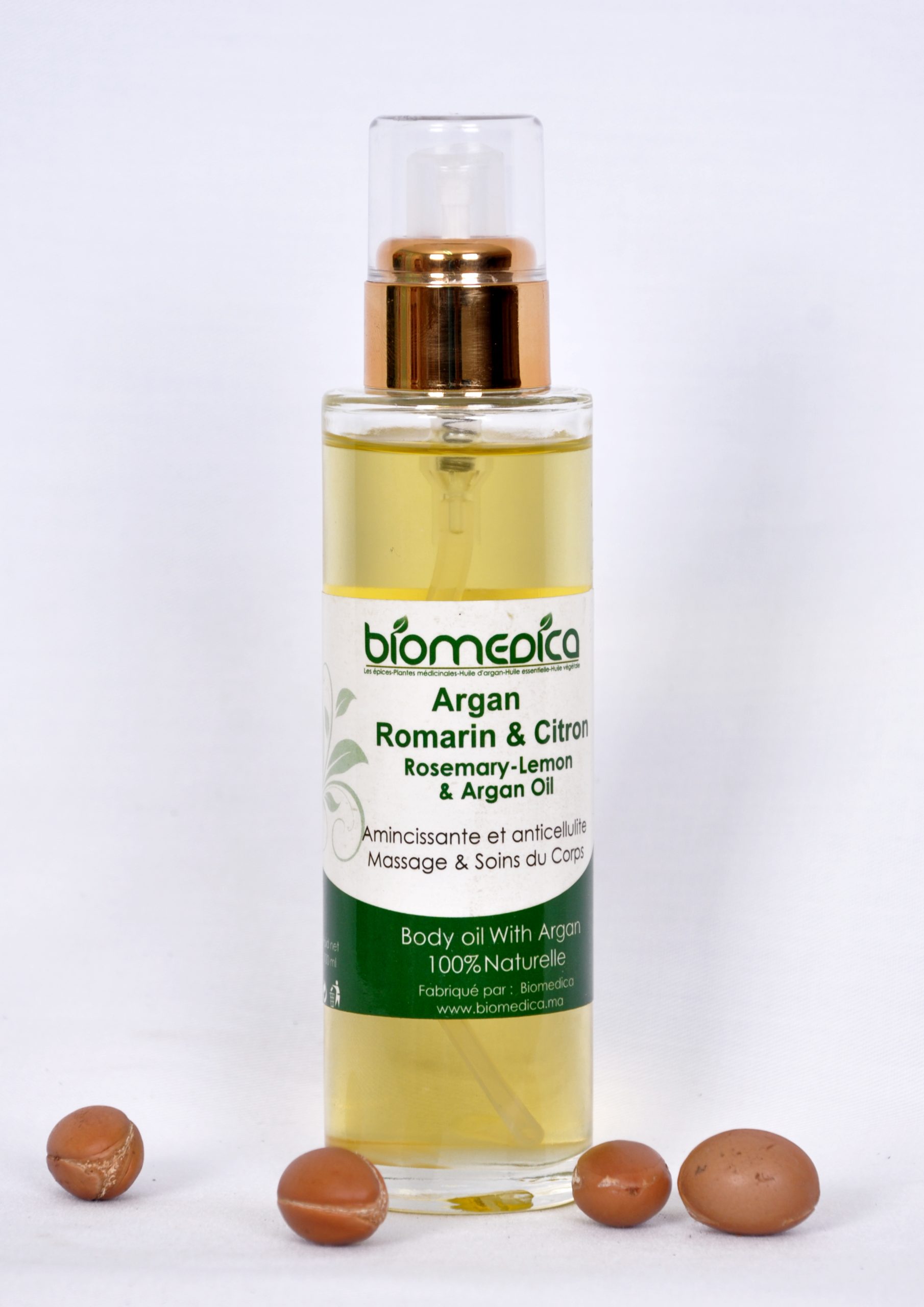 Huile calmante et tonique Romarin et Citron - 100ML