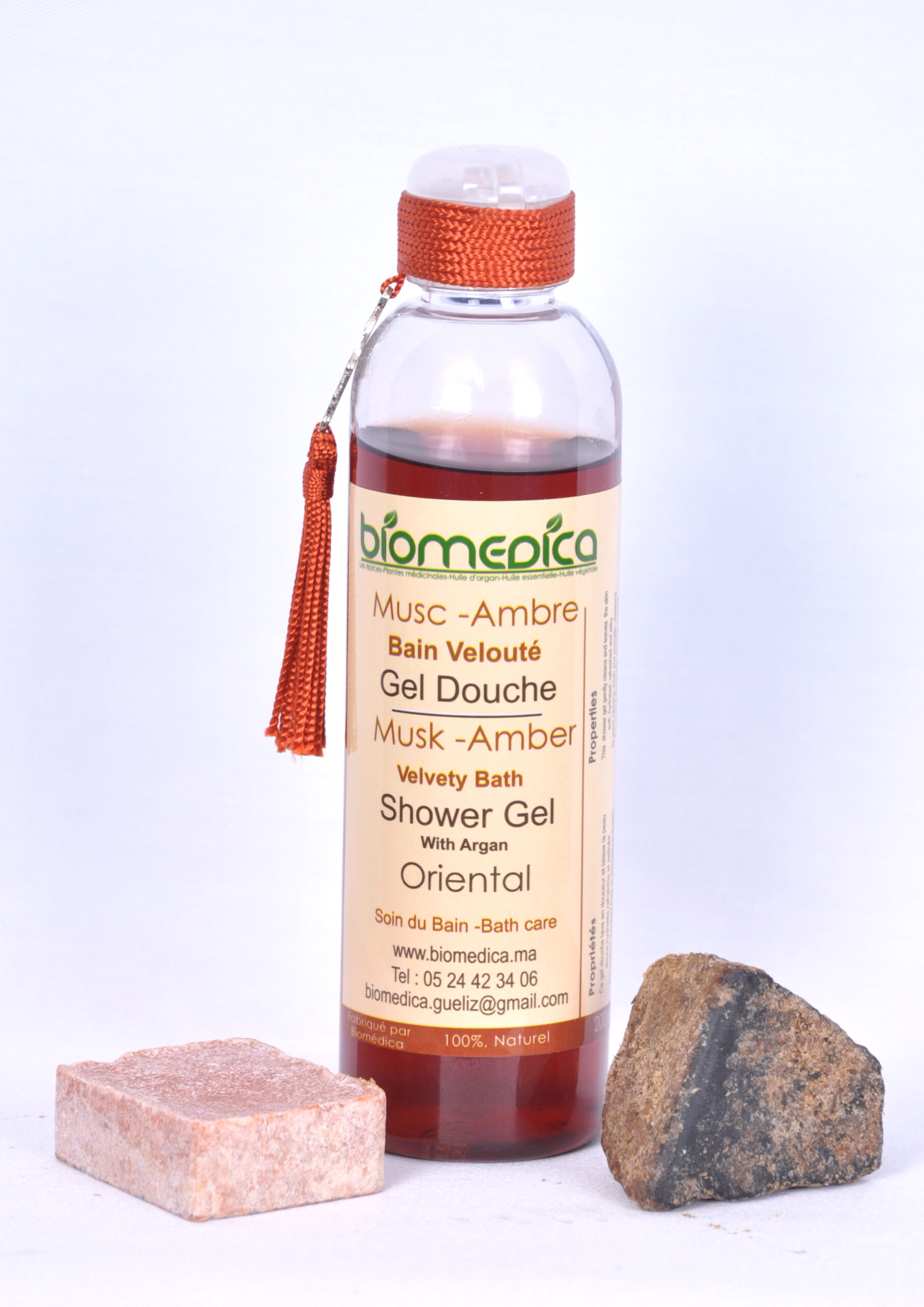 Gel douche senteur orientale Musc-Ambre -200ML