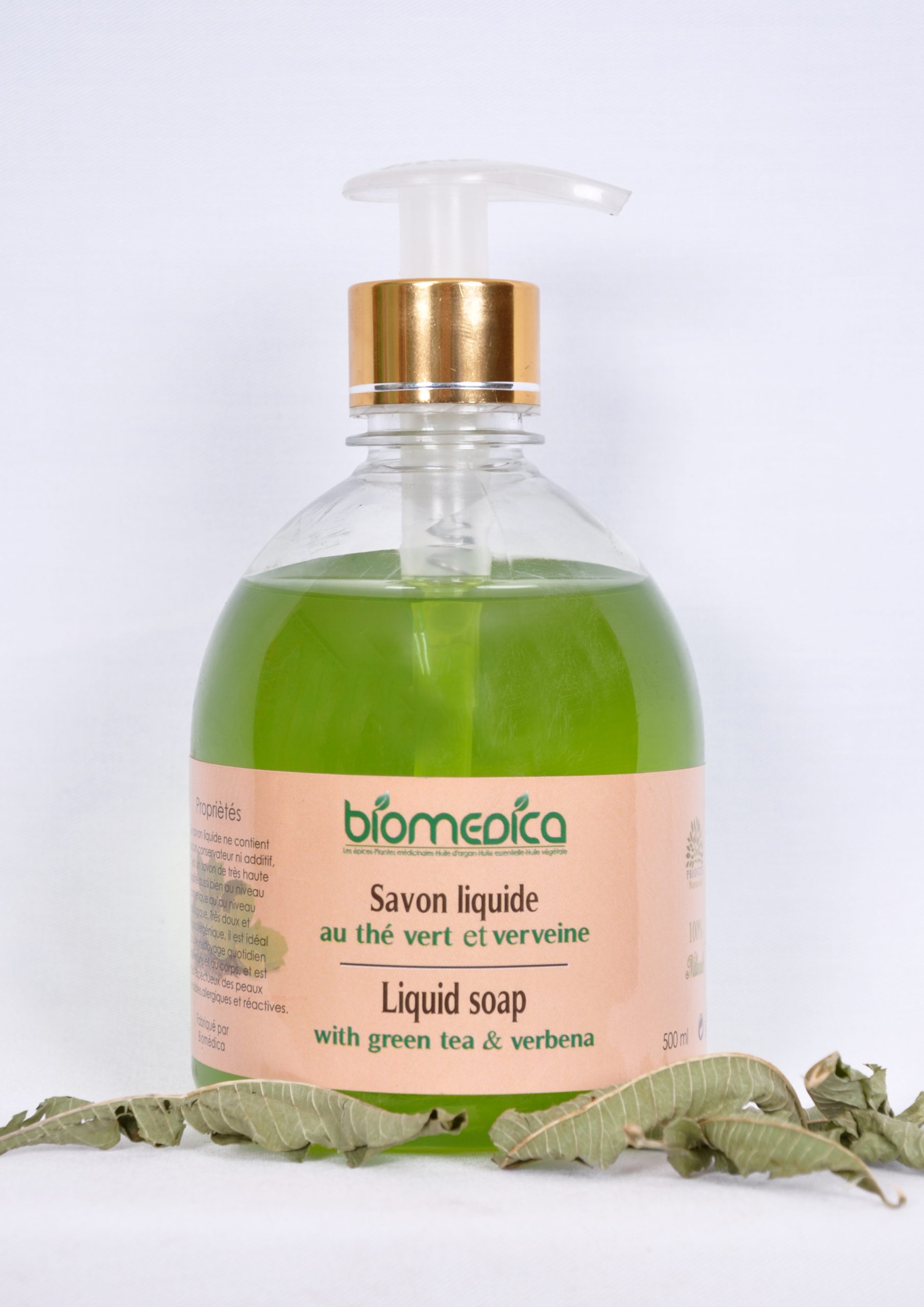 Savon liquide thé-vert verveine  -500ML