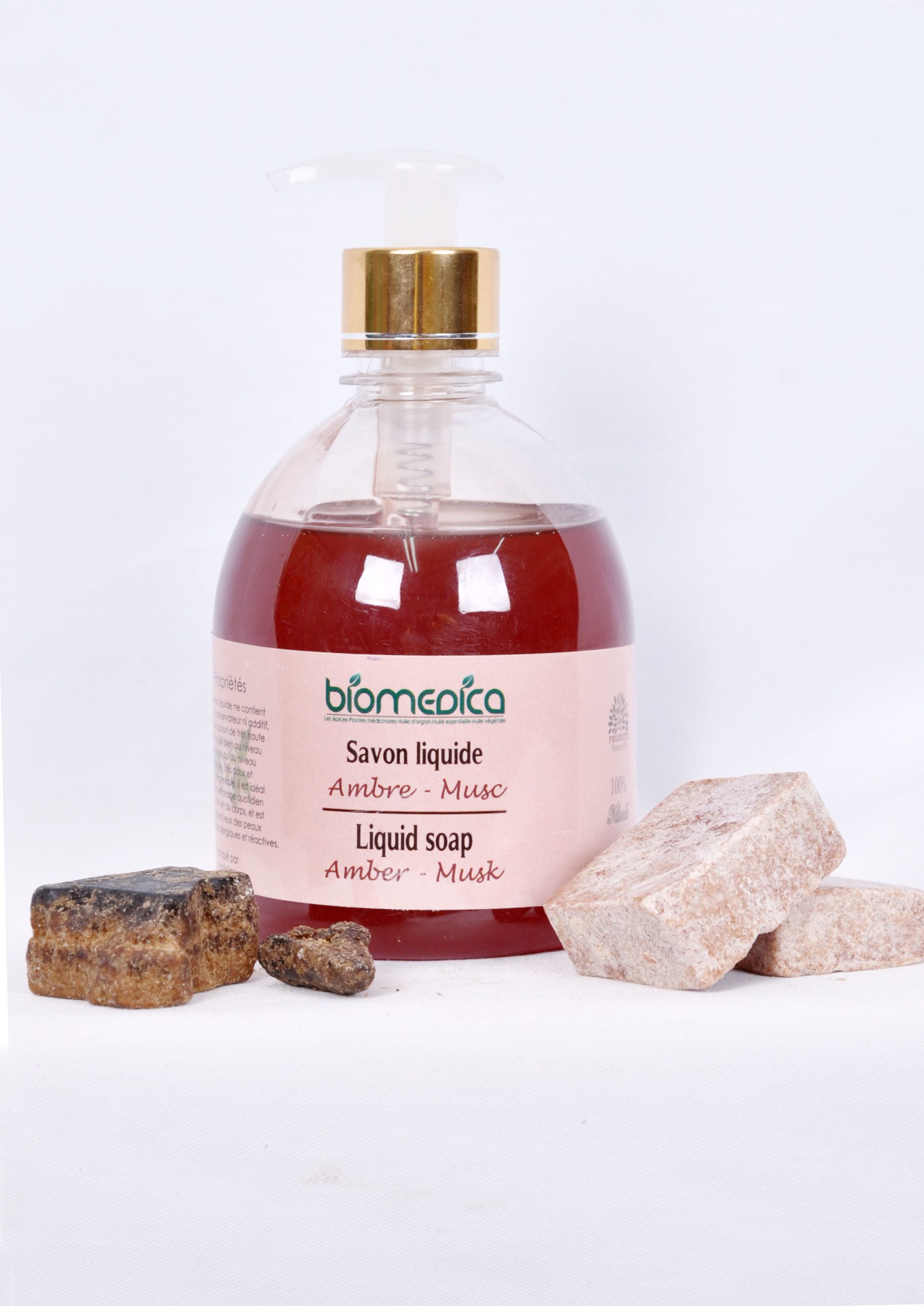 Savon liquide Musc Ambre -500ML