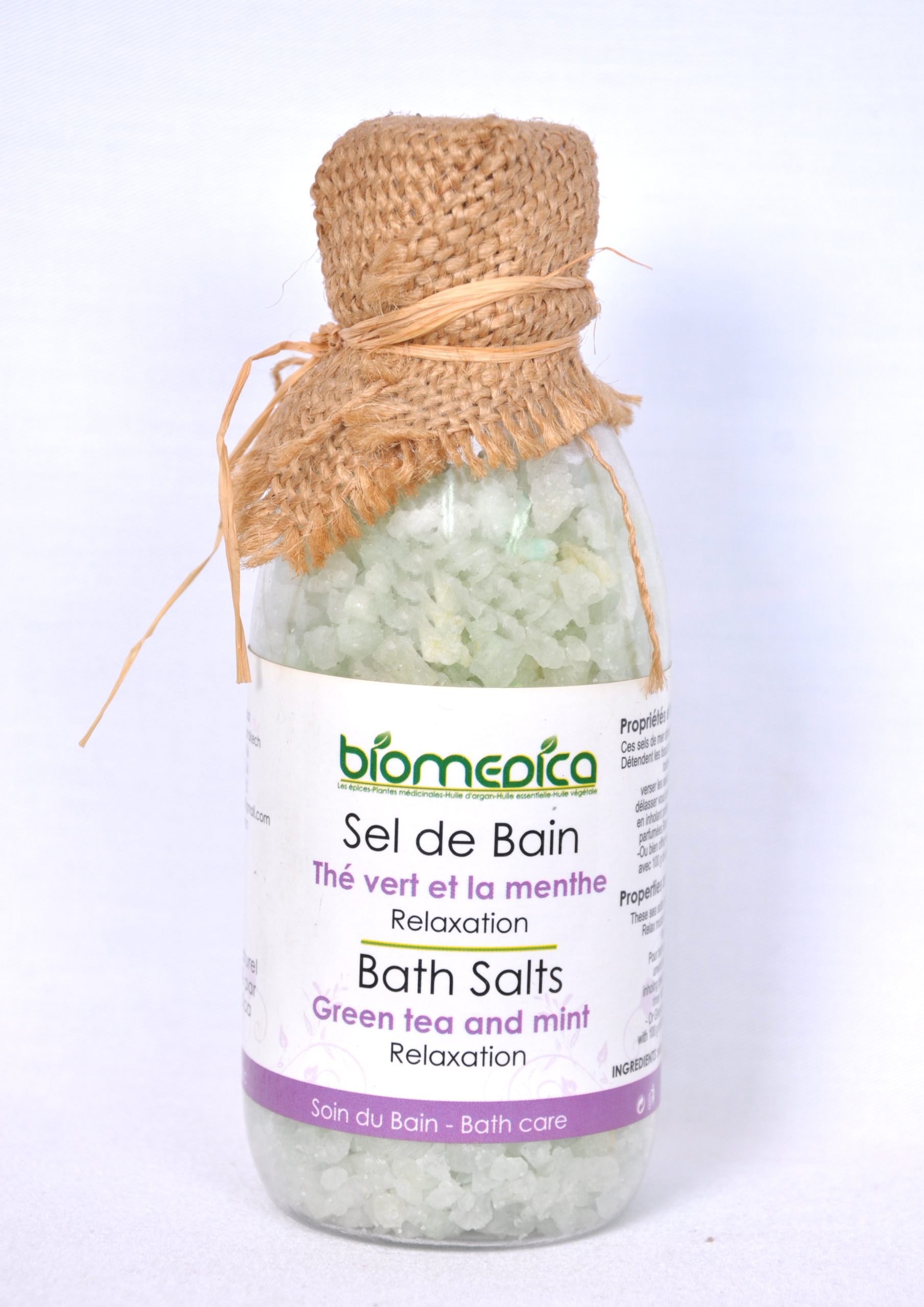 Sels de Bain thé- vert menthe -200G