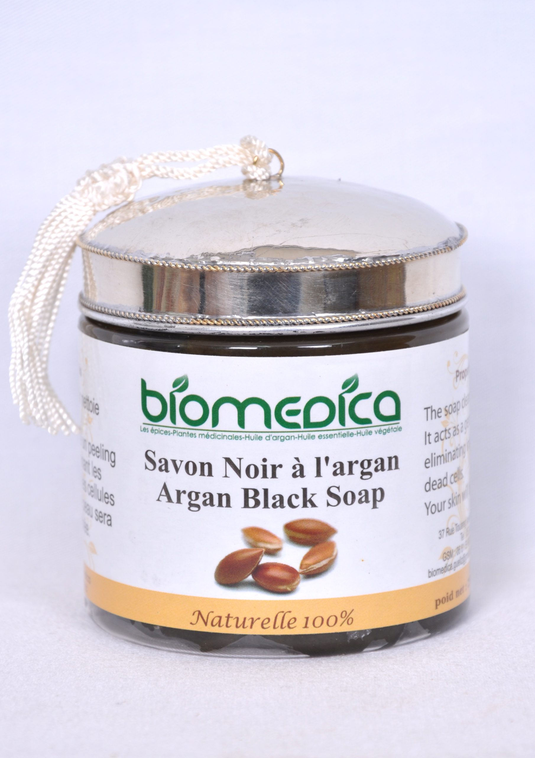 Savon noir à l’Argan -250G