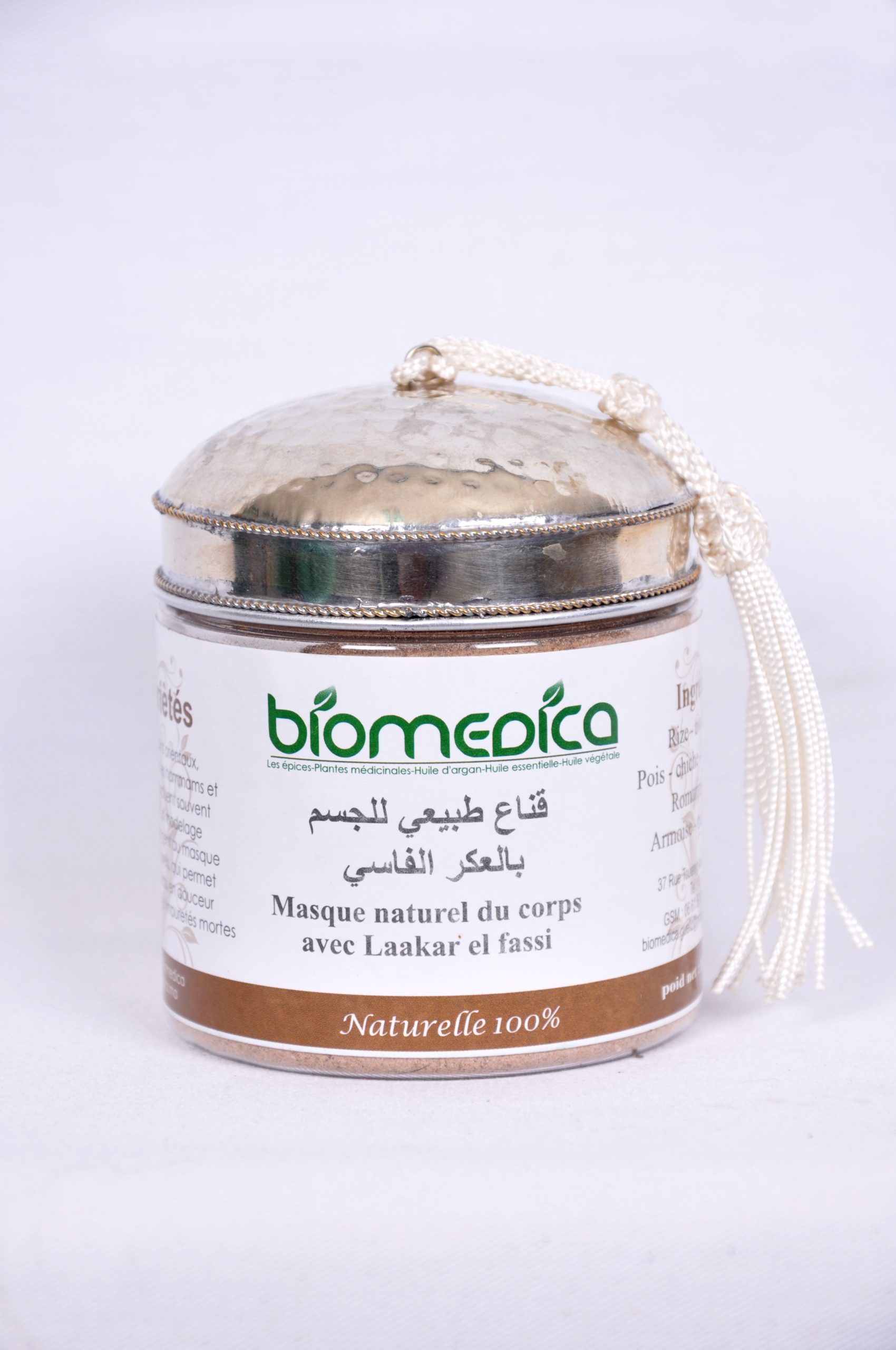 Masque poudre avec laaker lfassi pour  le corps -100G